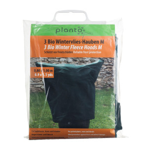 Bio-Wintervlieshauben "planto pro" (Größe M, 3 Stück)